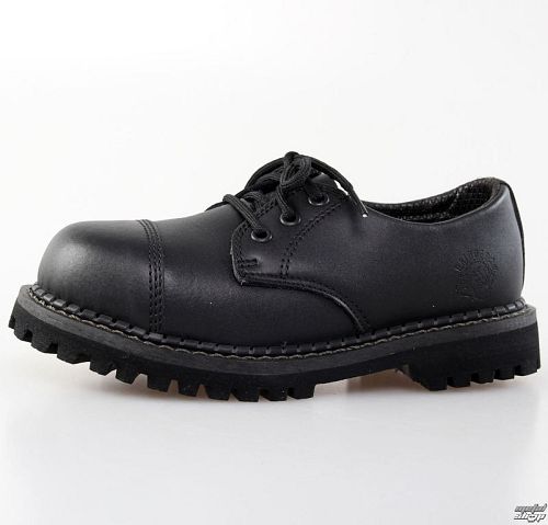 topánky GRINDERS - 3dírkové - Regent - Black