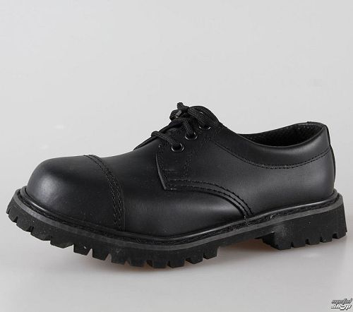 topánky kožené 3dírkové BRANDIT - Phantom Black - 9001/2