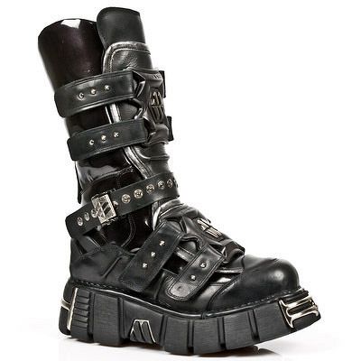 topánky NEW ROCK - 1026-S1 - Itali Negro