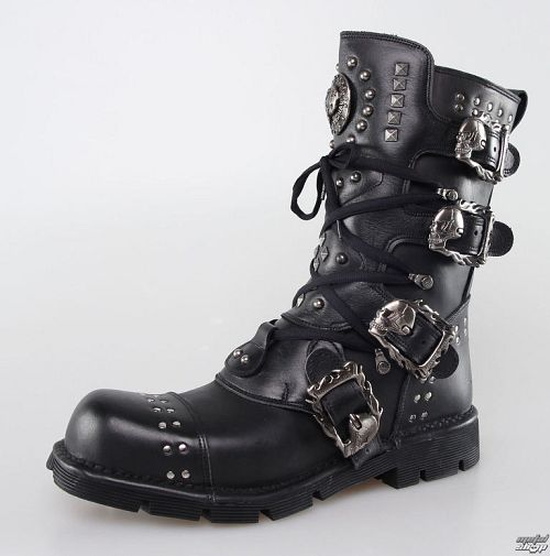 topánky NEW ROCK - 1474-S1 - Itali Negro