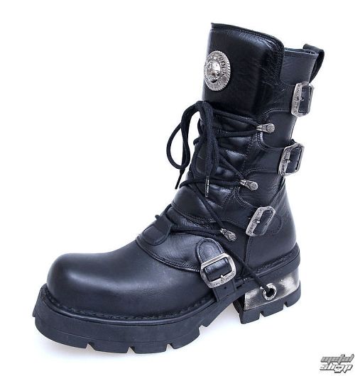 topánky NEW ROCK - Classic Boots (373-S1) Black - N-8-29-700-00