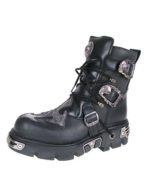 topánky NEW ROCK - Cross Shoes (407-S1) Black-Grey - N-8-54-700-08