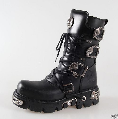 Topánky New rock - Metal Boots (391-S1) Black - N-8-04-700-00
