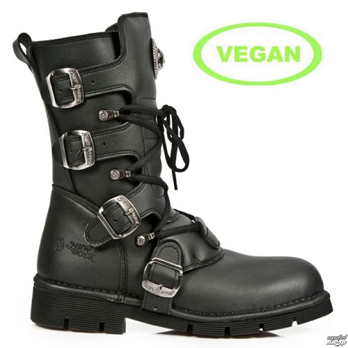 topánky NEW ROCK - VEGAN planing NEGRO SIN - M.1473-V1