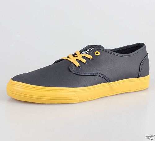 topánky pánske IRON FIST - The Winston Vulcanized Sneaker - Navy/Mimosa Yellow