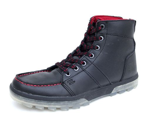 topánky zimný pánske DC - Woodland So - BLACK-RED