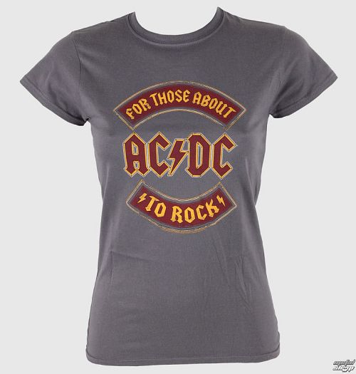 tričko dámske AC/DC - About To Rock Banner - LIVE NATION - RTACDC38500