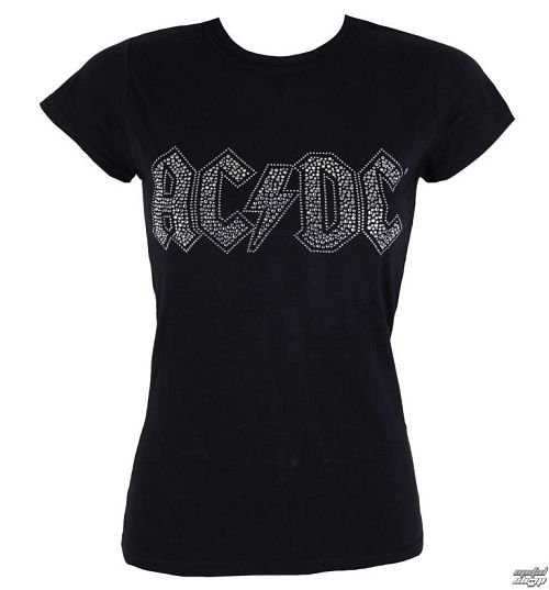 tričko dámske AC/DC - Logo - ROCK OFF - ACDCTS36LB