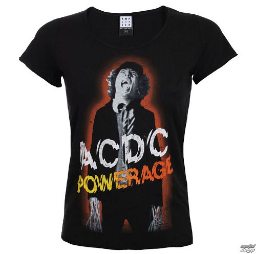 tričko dámske AC/DC - POWERAGE - BLACK - AMPLIFIED - ZAV601APA