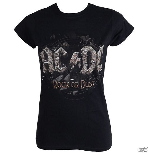 tričko dámske AC/DC - Rock Or Bust - Black - LIVE NATION - PEACDC4005
