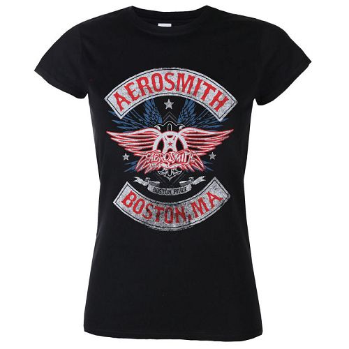 tričko dámske Aerosmith - Boston Pride - LOW FREQUENCY - AETS08018G