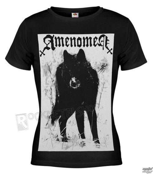 tričko dámske AMENOMEN - SNOW WOLF - OMEN037DA BLACK