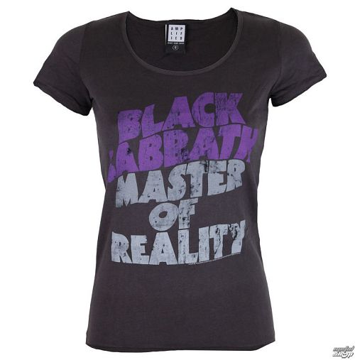 tričko dámske AMPLIFIED - BLACK SABBATH MASTER OF REALITY - Charcoal - ZAV601MRV