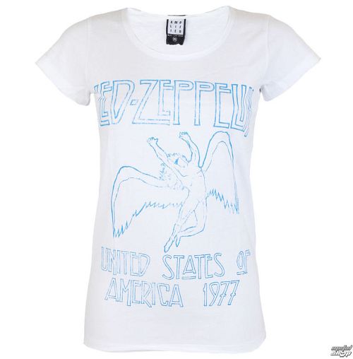 tričko dámske AMPLIFIED - LED ZEPPELIN - TOUR 1977 - ZAV601LT7 wht