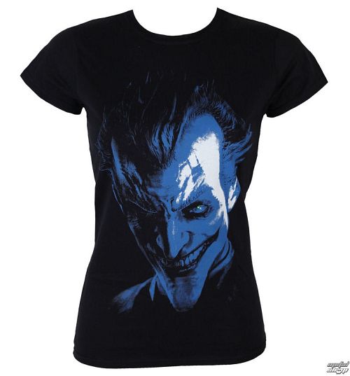 tričko dámske Batman - Arkham Joker - Black - HYBRIS -WB-5-ARK1001-H57-12