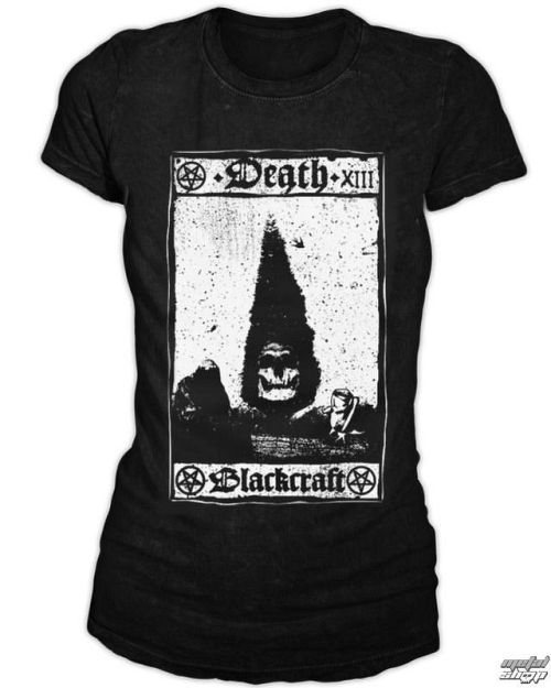 tričko dámske BLACK CRAFT - Death Card - Black - WT020DD