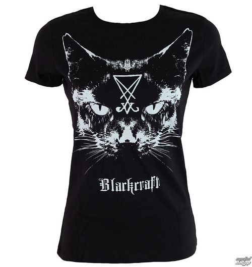 tričko dámske BLACK CRAFT - Lucifer The Cat - WT021LT