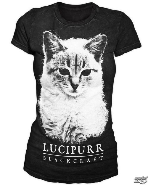 tričko dámske BLACK CRAFT - Lucipurr - Black - WT003LR