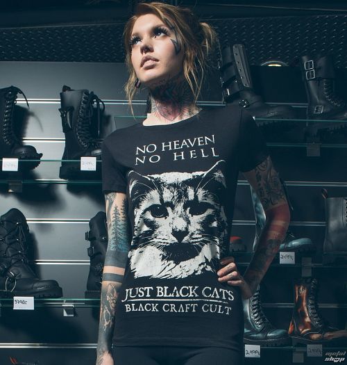 tričko dámske BLACK CRAFT - No Heaven. No Hell - Black - WT002JS