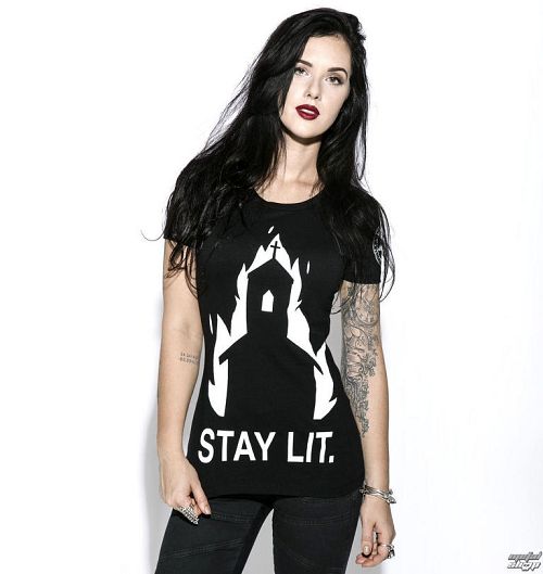 tričko dámske BLACK CRAFT - Stay Lit - BLC003