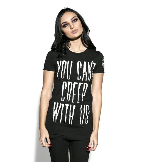 tričko dámske BLACK CRAFT - You Can't Creep With Us - WT023CC