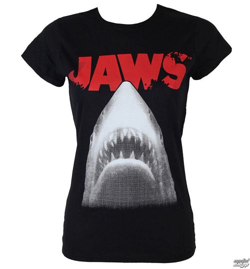 tričko dámske Čeľuste - Poster - Black - HYBRIS - UV-5-JAWS002-H61-4