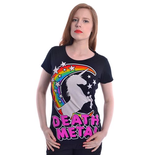 tričko dámske Cupcake Cult - DEATH METAL - BLACK - POI588
