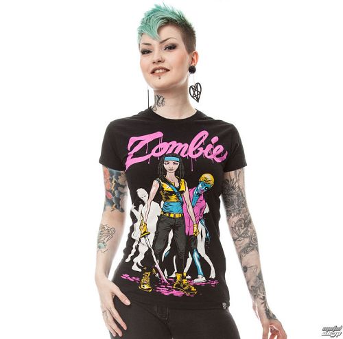 tričko dámske Cupcake cult - ZARBIE - Black - POI309