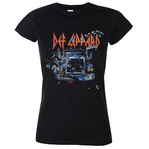 tričko dámske Def Leppard - On through the night Girlie - LOW FREQUENCY - DLTS08046G
