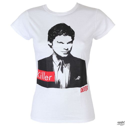 tričko dámske Dexter - Killer - White - HYBRIS - CBS-5-DXT004-H50-14
