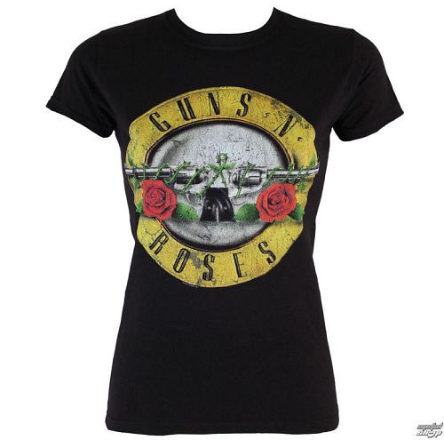 tričko dámske Guns N' Roses - Distressed Bullet - BRAVADO - 12161384