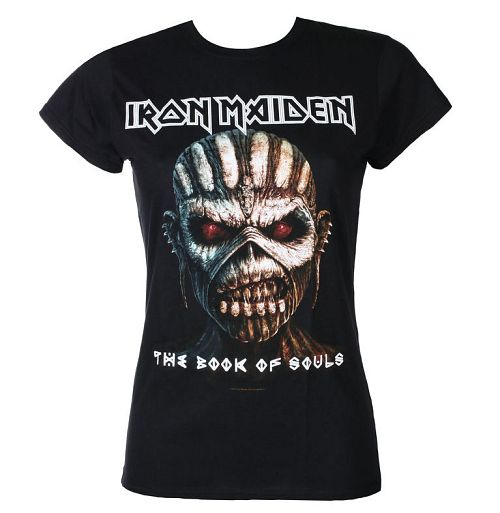 tričko dámske Iron Maiden - Book Of Souls - Blk - ROCK OFF - IMTEE44LB
