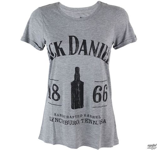tričko dámske Jack Daniels - 1866 - Grey - TS530603JDS