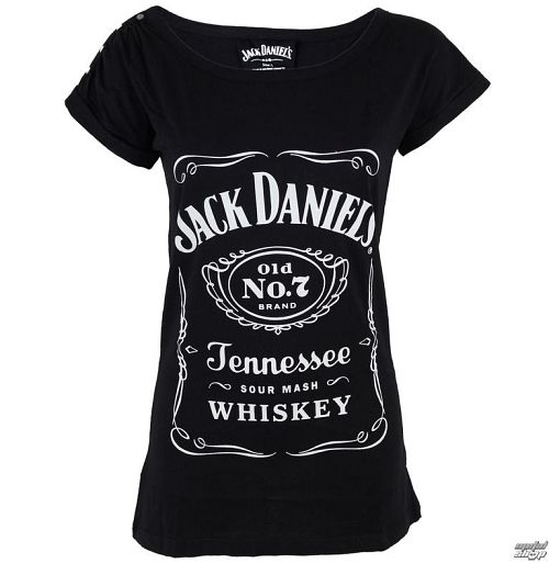 tričko dámske Jack Daniels - Classic Logo - Black - BIOWORLD - TS230501JDS