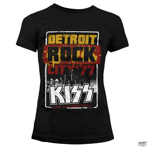 tričko dámske KISS - Detroit Rock City - HYBRIS - ER-5-&&string2&&005-H68-6-BK