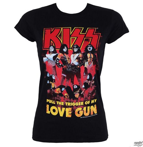 tričko dámske Kiss - Love Gun - LOW FREQUENCY - KITS060011G
