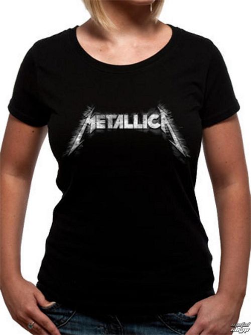tričko dámske Metallica - Spiked Logo - Black - LIVE NATION - RTMTL10623
