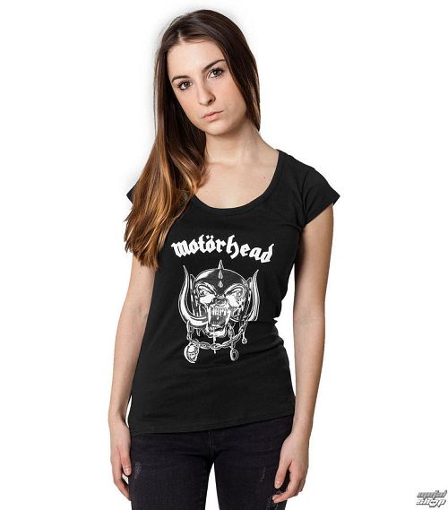 tričko dámske Motörhead - Logo Cutted Back - MC005
