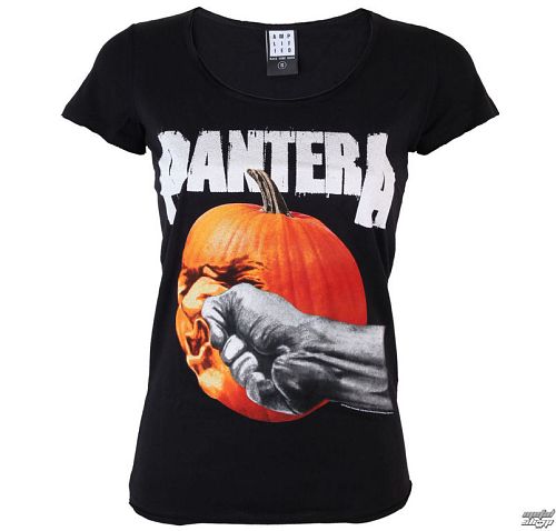 tričko dámske Pantera - Pumpkin Pinch - BLK - AMPLIFIED - AV601PMP