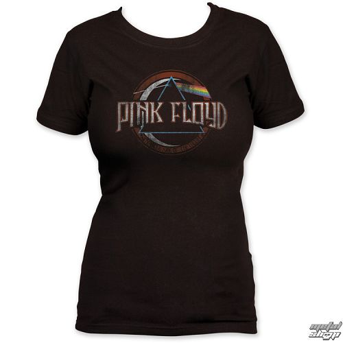 tričko dámské Pink Floyd - Dark Side of the Moon seal - Black - IMPACT - PFJT04