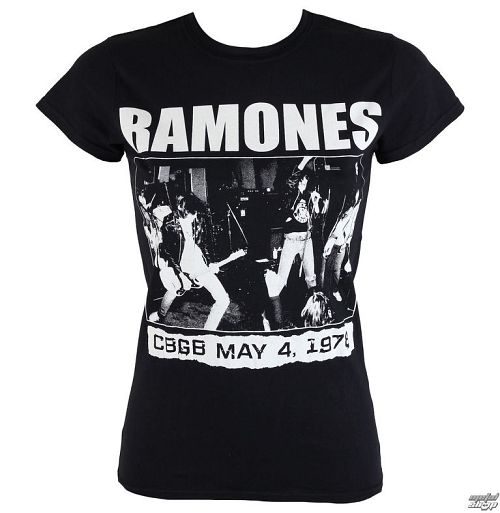 tričko dámske Ramones - KLUBE CBGB 1978 - ROCK OFF - RATS22LB