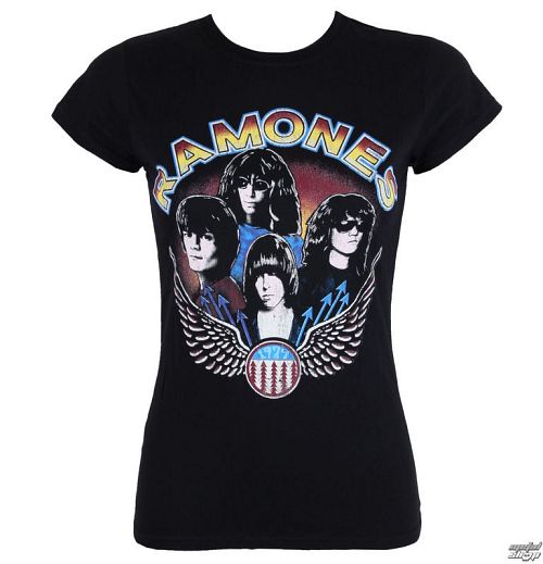 tričko dámske Ramones - Vintage Wings - ROCK OFF - RATS21LB