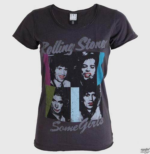 tričko dámske Rolling Stones - Some Girls - AMPLIFIED - Charcoal - AV601SOM