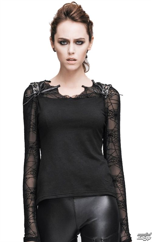 tričko dámske s dlhým rukávom DEVIL FASHION - Gothic Dusk - DVTT013