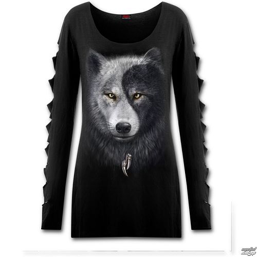 tričko dámske s dlhým rukávom SPIRAL - Wolf Chi - T118F454