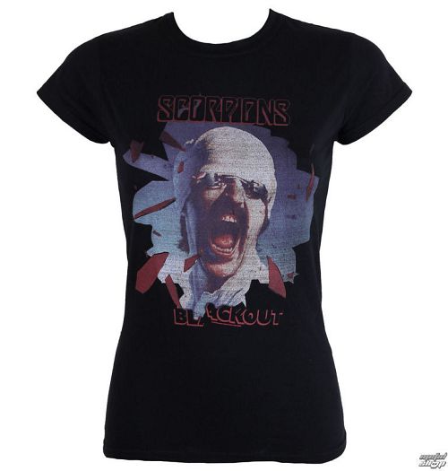 tričko dámske Scorpions - Black Out - PLASTIC HEAD - PH9869G