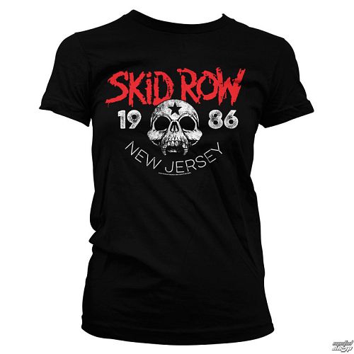 tričko dámske Skid Row - New Jersey - Black - HYBRIS - ER-5-SROW002-H72-1-BK