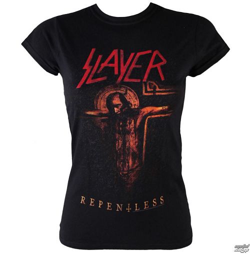 tričko dámske Slayer - Repentless Crucifix - ROCK OFF - SLAYTEE28MB