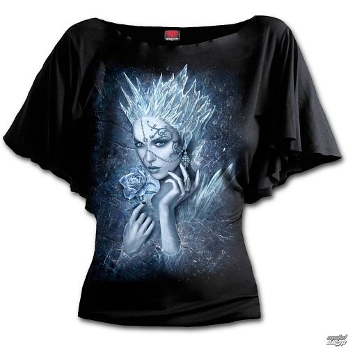 tričko dámske SPIRAL - Ice Queen - Black - L028F719