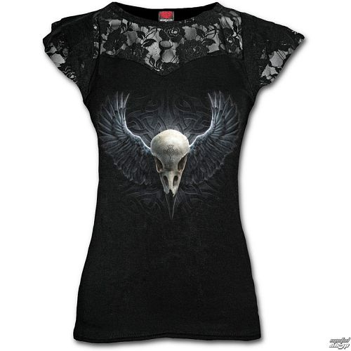 tričko dámske SPIRAL - Raven Cage - T125F721